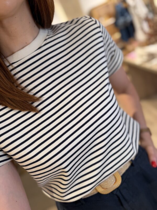 Camiseta rayas azul