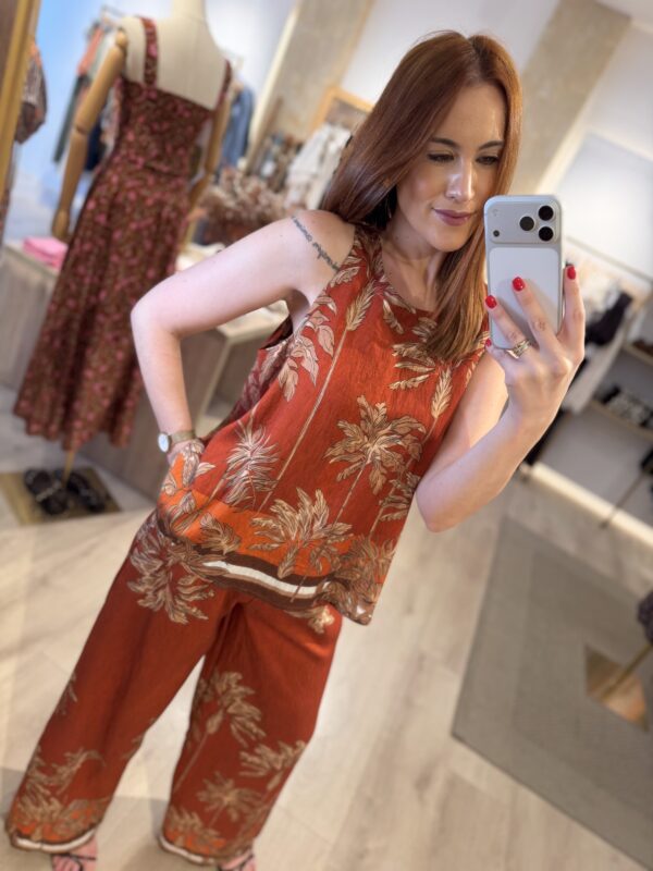 Conjunto Miami teja-