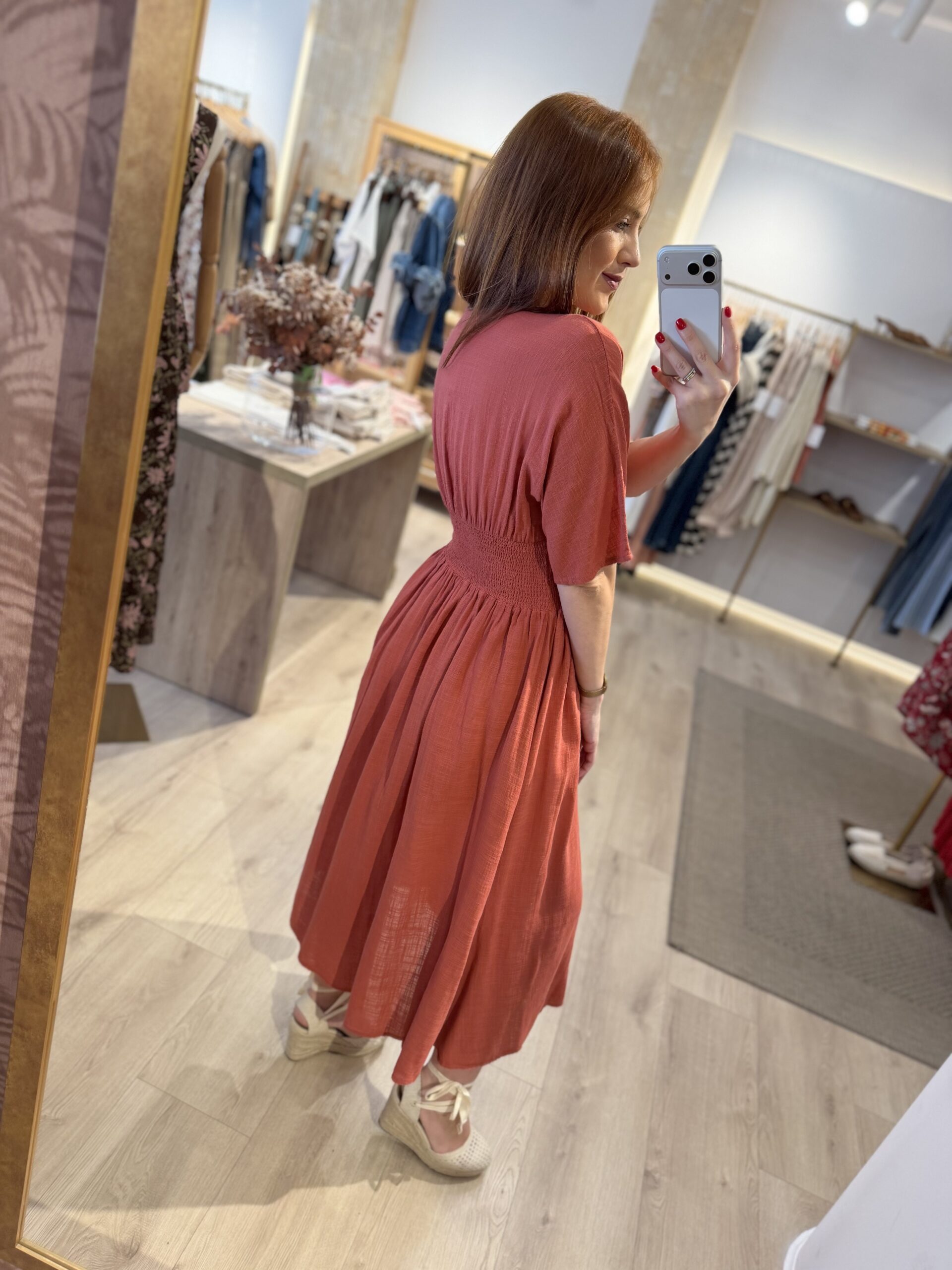 Vestido Alice coral,
