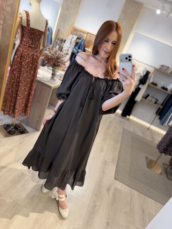 Vestido Dubái marrón-