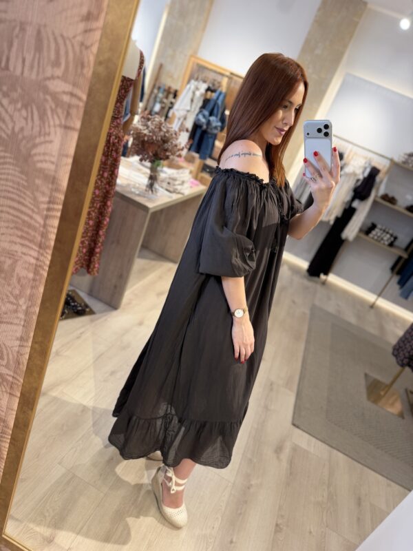 Vestido Dubái marrón.