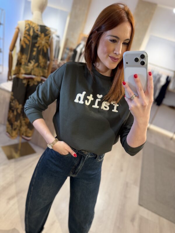 Sudadera Faith verde