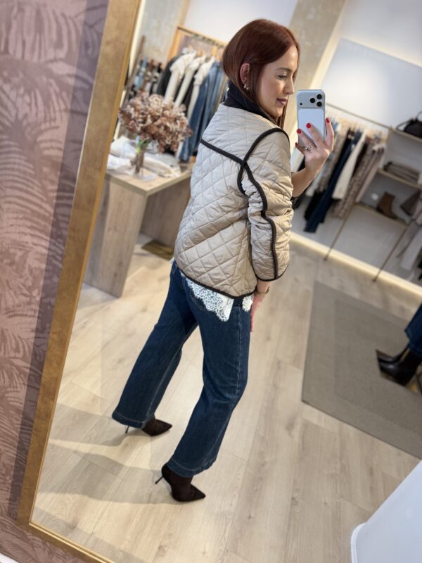 Parka guateada espalda