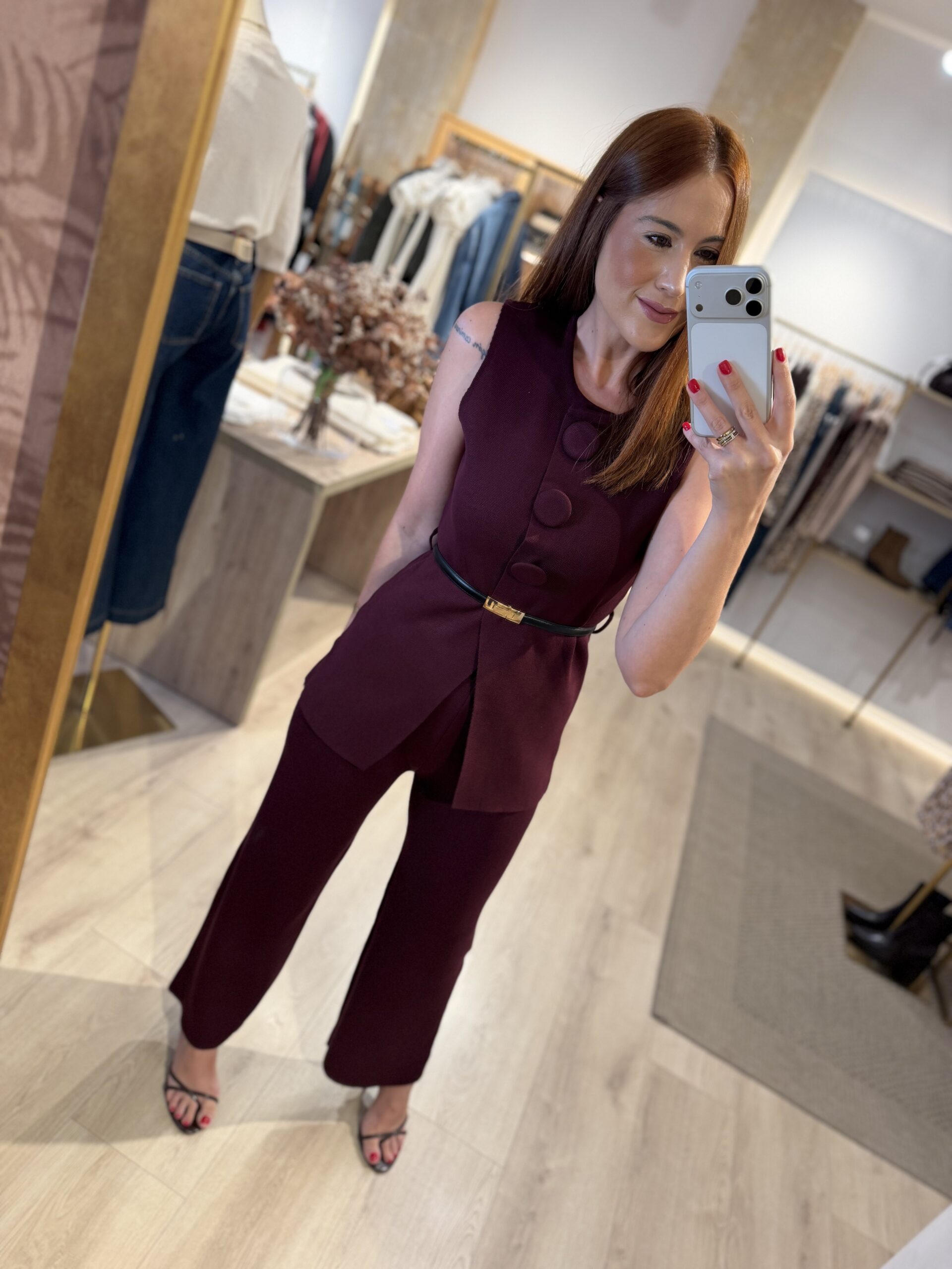Set Emily burdeos
