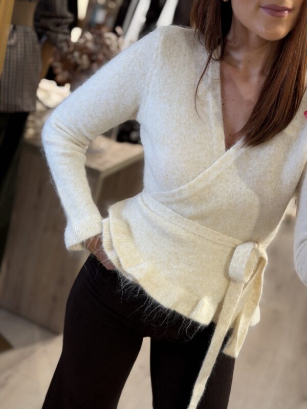 Cardigan Emily crudo zoom