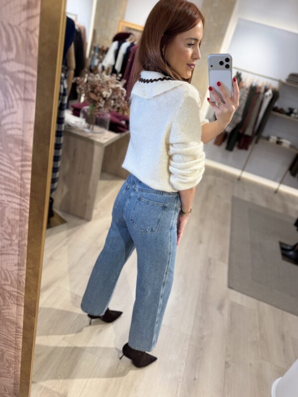 Cardigan cuello bebé,