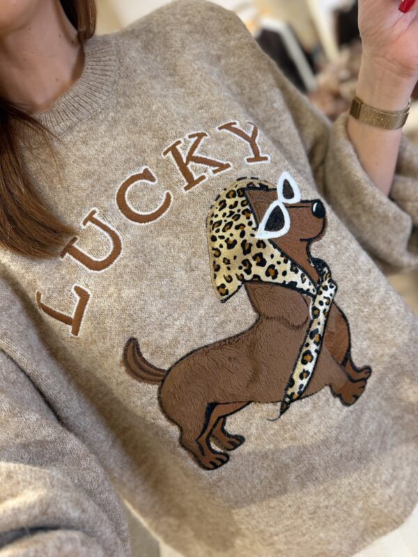 Jersey Lucky beige zoom