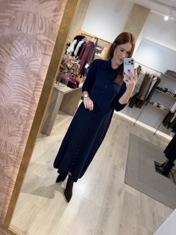 Maxi vestido azul
