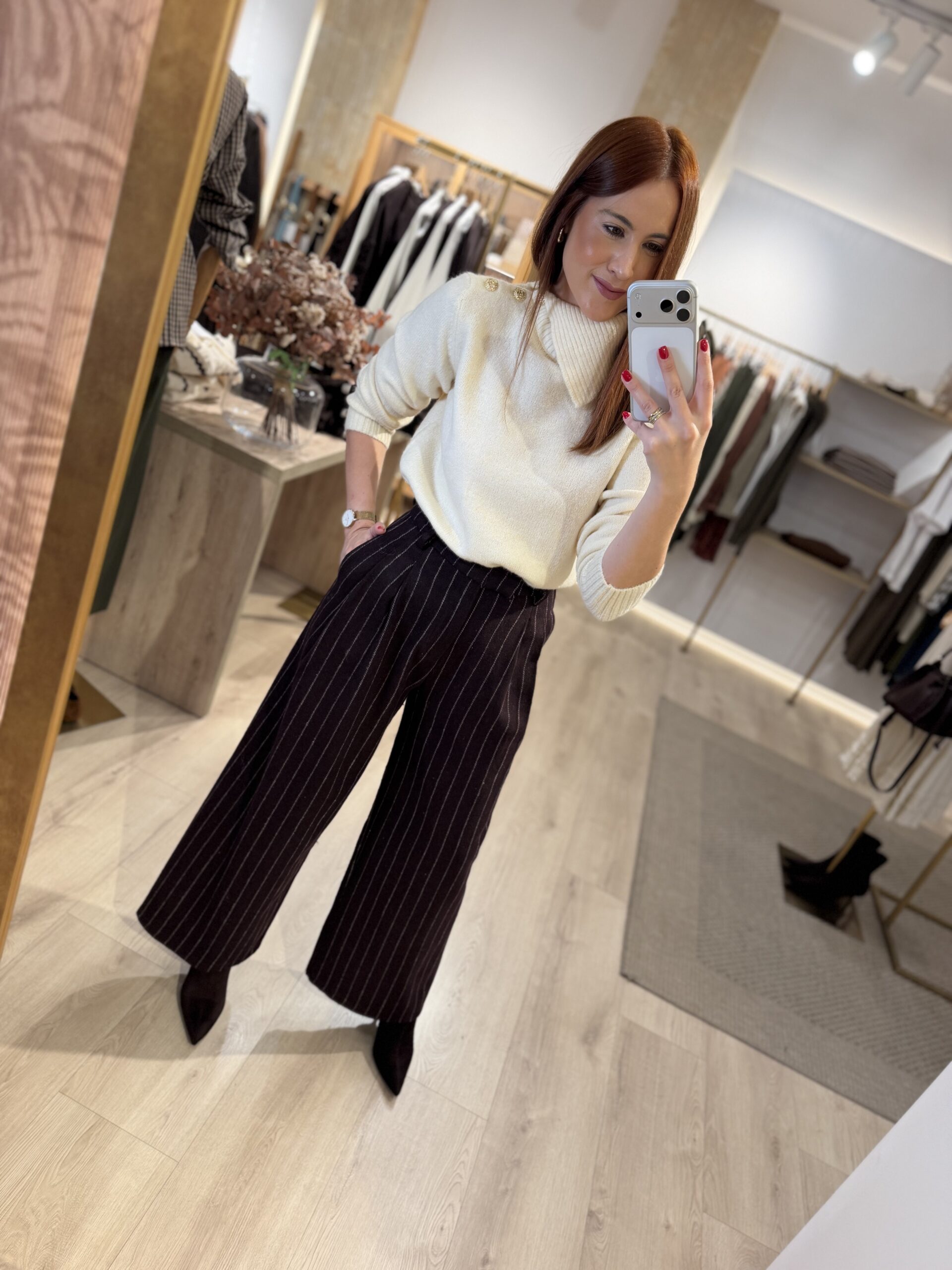 Pantalón pana raya